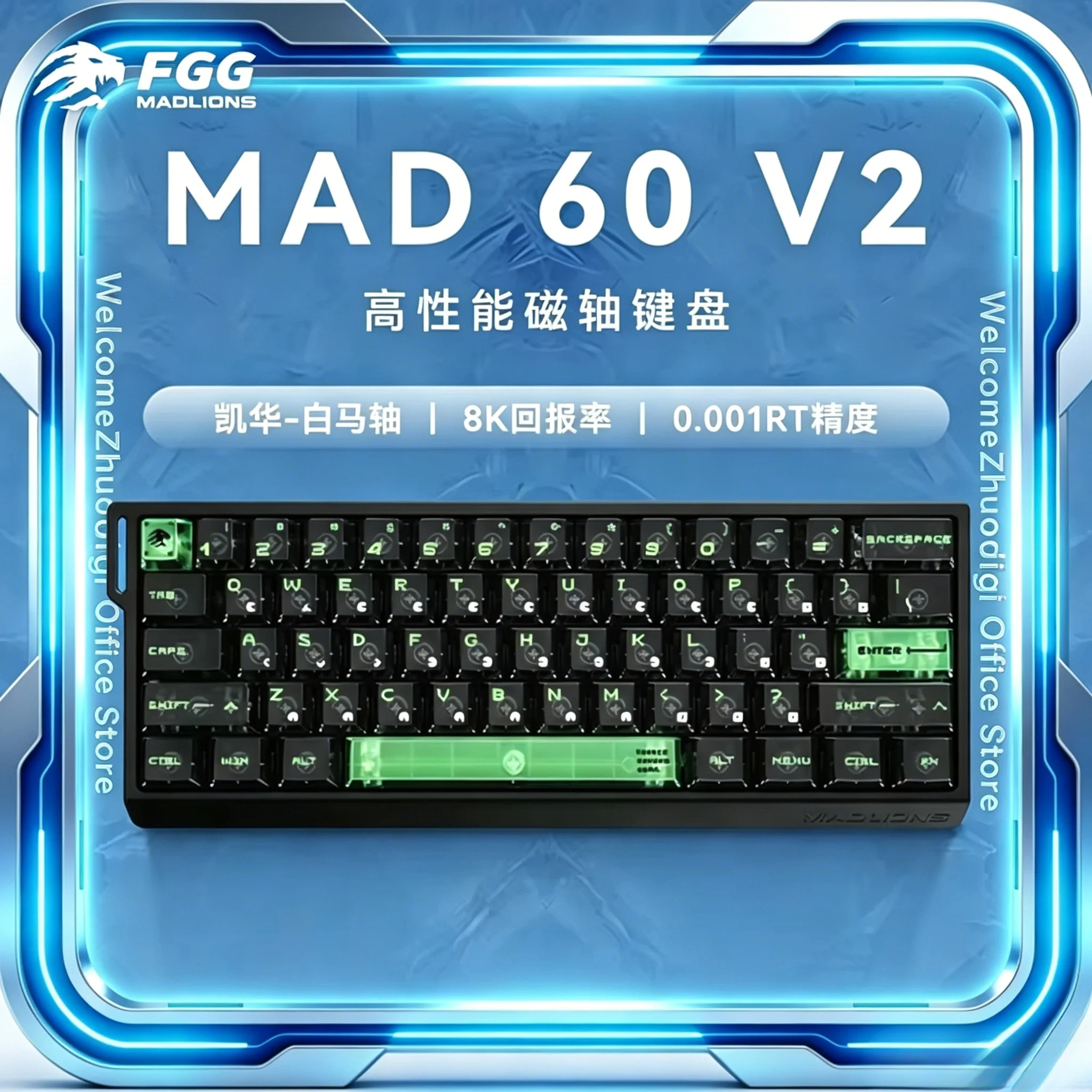 Pc Gaming Keyboards - NEW FGG Madlions MAD60 V2 /MAD68
