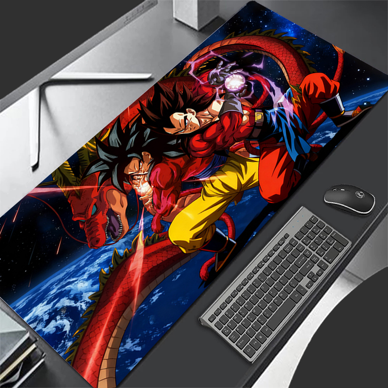 Pc Gaming Anime - Keyboard Pad Computer Goku Extended Mousepad
