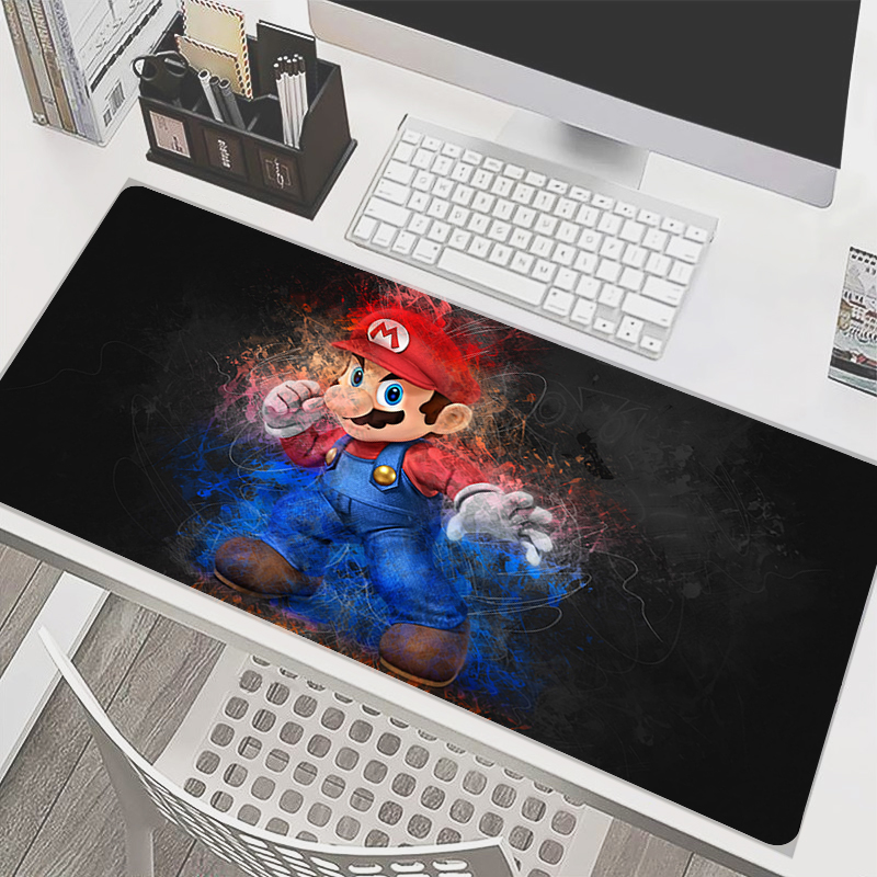 Pc Gaming Anime - 90x40cm Mouse Pad M-Mario Anime Gamer