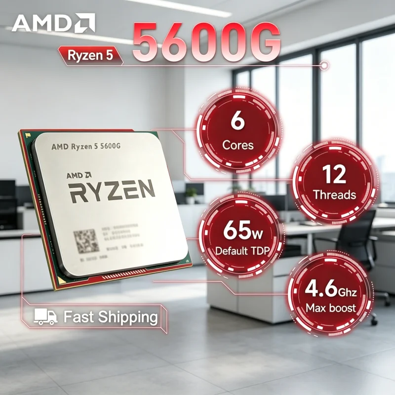Pc Gaming Ryzen 5 - Custom PC Unlocked Processor AMD Ryzen