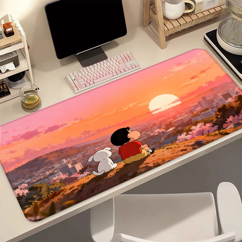 Pc Gaming Anime - Anime Cartoon Mouse Pad C-Crayon Shin-chans