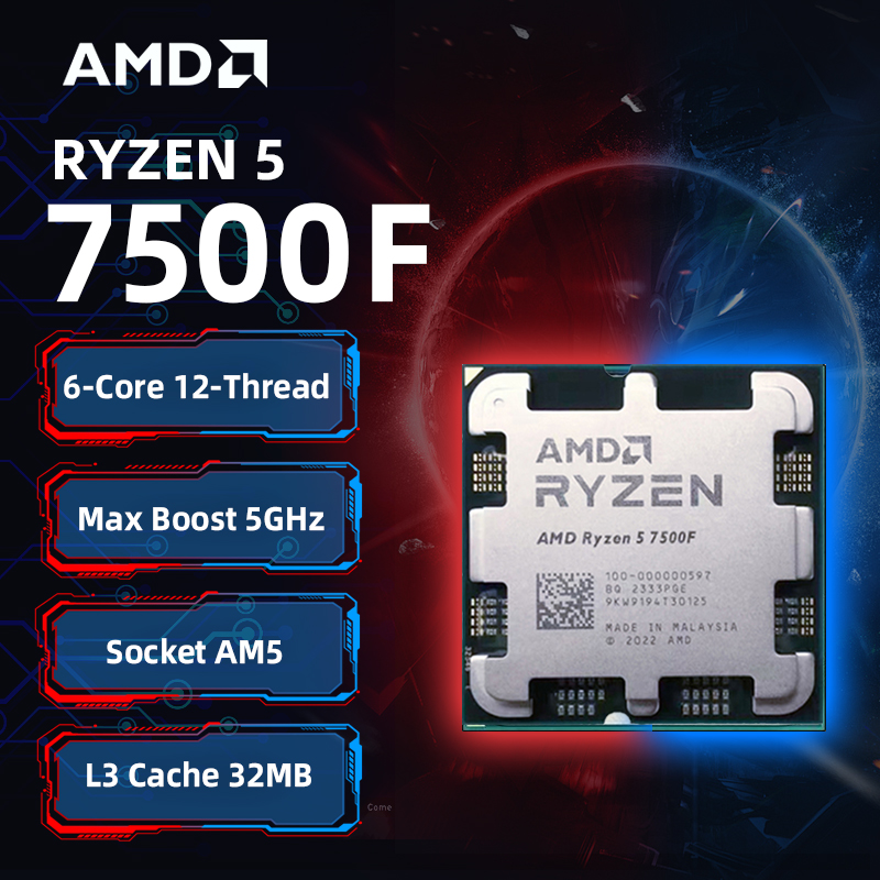 Pc Gaming Ryzen 5 - AMD Ryzen 5 7500F CPU AMD