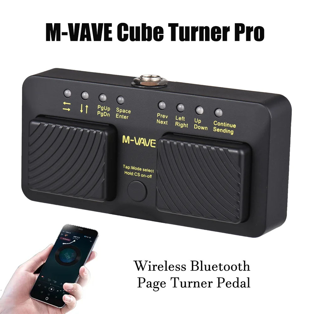 Usb Foot Pedal Gaming - M-VAVE Cube Turner Pro Wireless Bluetooth