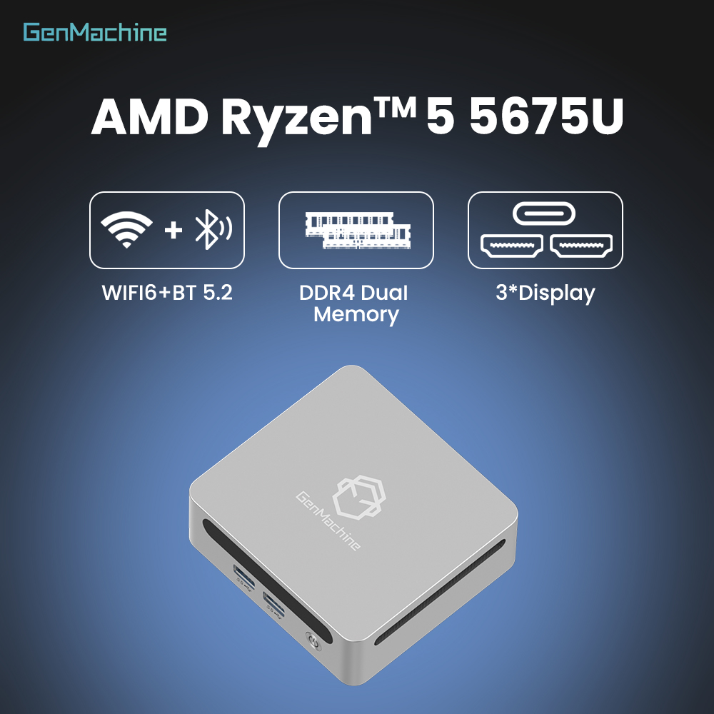 Pc Gaming Ryzen 5 - Genmachine Mini PC AMD Ryzen 5